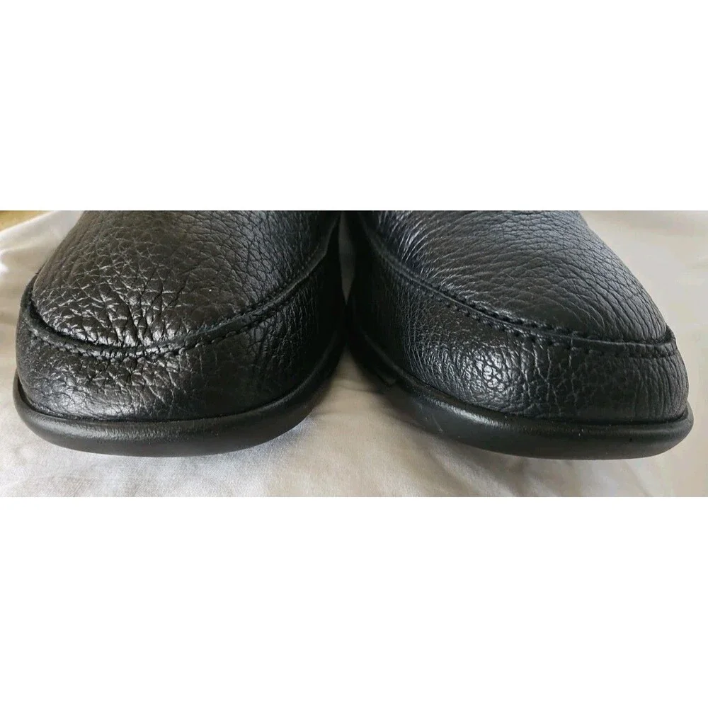 SAS Black Leather Weekender Loafers Shoes Sz 13 M